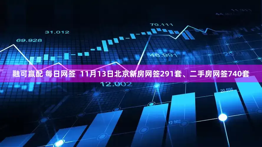融可赢配 每日网签  11月13日北京新房网签291套、二手房网签740套